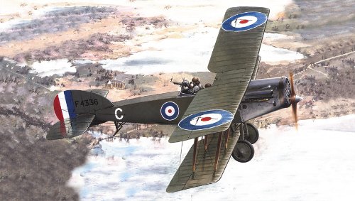 Roden Bristol F.2B British Two-Seat Fighter Airplane Model Kit