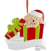Personalized Puppy Christmas Ornament - Christmas Tree Decoration