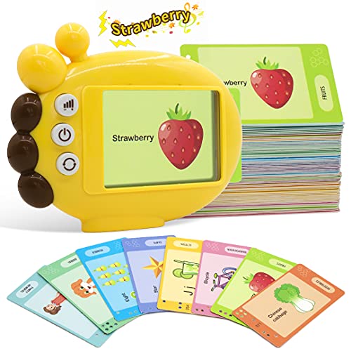 Flash Cards for Toddlers 2-4 Years - CBsana Kids Preschool Learning Flash Cards Set with Number Shapes Animals ABC Letters Fruits Color, 9 Learning Category,120 Page, Gifts for Ages 2 3 4 5 6 Kids