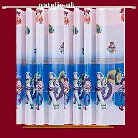 New Kids Net Curtain Toy Story Ready Made 0 63m Width X 1 55m