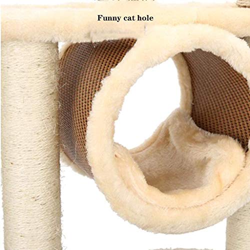 FTFDTMY-Groe-Katzenvilla-Rattan-Katzennest-Kratzbaum-Einteilige-Tierhandlung-Toy-Jump-Platform-Cat-Scratch-Board-Yan-Farbe-C