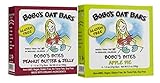 Bobo's Oat Bars Gluten Free Bobo's Bites 2 Flavor Variety Bundle: (1) Bobo's Bites Peanut Butter & Jelly, and (1) Bobo's Bites Apple Pie, 6.5 Oz. Ea. (2 Boxes Total)