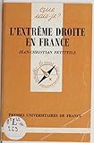 Front cover for the book L'extreme droite en France by Jean-Christian Petitfils