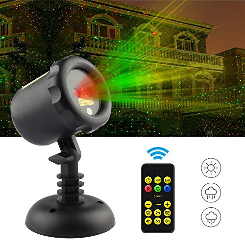 Srocker Garden Laser Light Christmas Projector Lights with remote