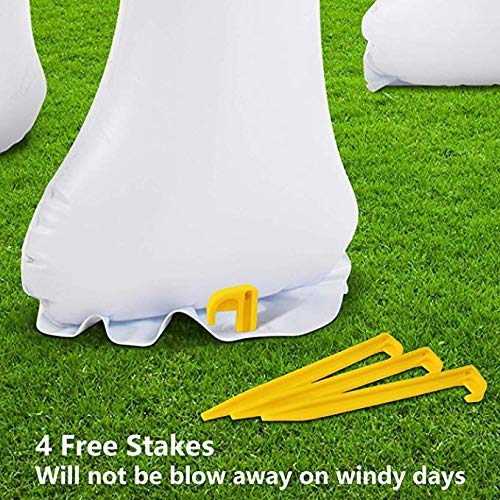 WISHTIME Giant Inflatable Unicorn Sprinker - Newest Unicorn Yard Sprinkler Water Toy for Adults Kids,Over 4 Feet Tall