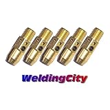 5 Gas Diffusers 54A for Lincoln Magnum 300-400Amp and Tweco #3/#4 MIG Welding Guns