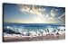 arteWOODS Ocean Wave Canvas Wall Art Beach Sunset Pictures Coastal Nature Artwork Blue Sea Painting Prints for Living Room Bedroom Home Office Decoration 20