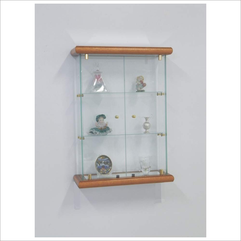 VM ART DESIGN GLASS Vitrina De Pared VMBR2T TR Madera De Cerezo