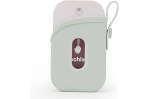 DATANSUN Silicone Case with Keychain for Touchland 【Easy to Clean】【Adjustable Strap】 Case for Power Mist and Glow Mist 1FL OZ., Green