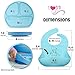 Suction Plate for toddlers, Baby Silicone Bib, Baby Spoon- Baby Feeding complete set. By IBB (blue)