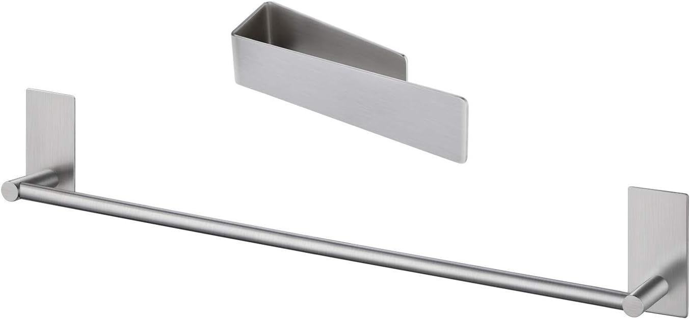 KES Bathroom Towel Bar 24Inch Self Adhesive Towel Bar and