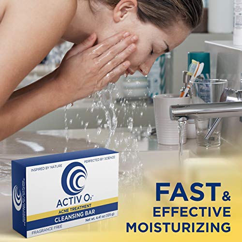 Activ O2 Salicylic Acid Ozonated Olive Oil Soap Bar Body Wash Deep