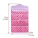 Household Foldable Essentials Hanging Organizer Storage Toiletry Travel Bag for Men and Women - Store Travel Accessories, Jewelry, and Cosmetics - Green color