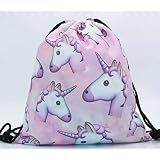 Einhorn Kulturbeutel Transparent Mit Spiegelfolie – 19,5 X 10 Cm, Reißverschluss, Polyester