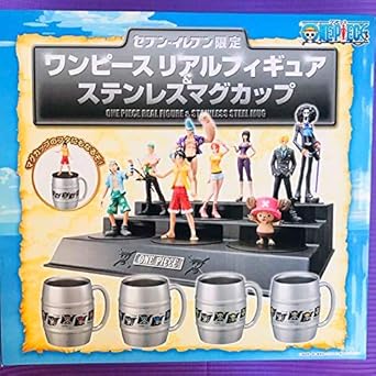 Amazon セブンイレブン ワンピース リアル フィギュア ステンレス マグカップ One Piece ルフィ ゾロ ナミ フィギュア ドール 通販