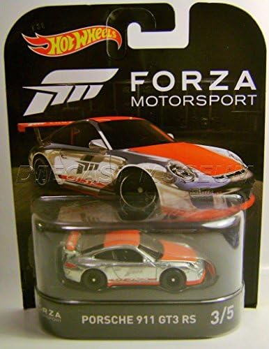 PORSCHE 911 GT3 RS RR 3/5 FORZA MOTORSPORT RETRO HOT WHEELS 2017