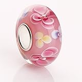 HYBEADS One Per Murano Glass Authentic 925 Sterling Silver Solid Core Charm Fits Pandora Chamilia Biagi Troll Beads Europen Style Bracelets