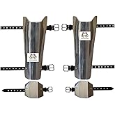 18 Gauge Steel Medieval Mandalorian Leg Guard LARP/Costume/Role Play/Fantasy Armor, Premium Quality Soldier Adult Leg Guard, Wearable Medieval Costume for Halloween, Cosplay, Christmas