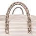 INDRESSME Cotton Rope Basket Extra Large Woven Basket for Blankets Toy Basket Baby Laundry Basket with Big Handles Rope Hamper Storage Bin for Organizer Toy Pillow Living Room, 21 D x 14 H Inches