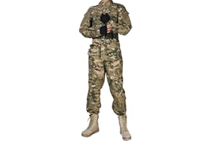 AKARMY Unisex Lightweight Military Camo Tactical Camo Hunting Combat BDU Uniform Army Suit Set
