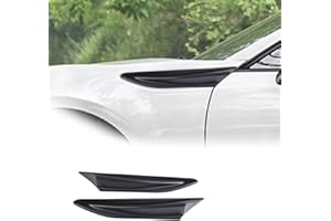 JONKOKO ABS Chrome Side Fender Air Vent Outlet Cover Trim For Subaru BRZ Toyota 86 2013-2021 Accessories Set of 2pcs (Matte Black)