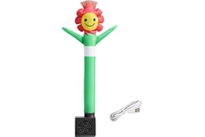 Wsymxuo Mini Inflatable Dancers, Tube Figure with PVC Design, Animation, Suitable for Children, Adults, Office and Home, Flow
