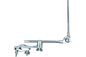 TUOREN Cowbell Mount Holder Cowbell Mount with L-Rod and Drum Clamp, Adjustable Cowbell Percussion Mounting Bracket Arm Rod w