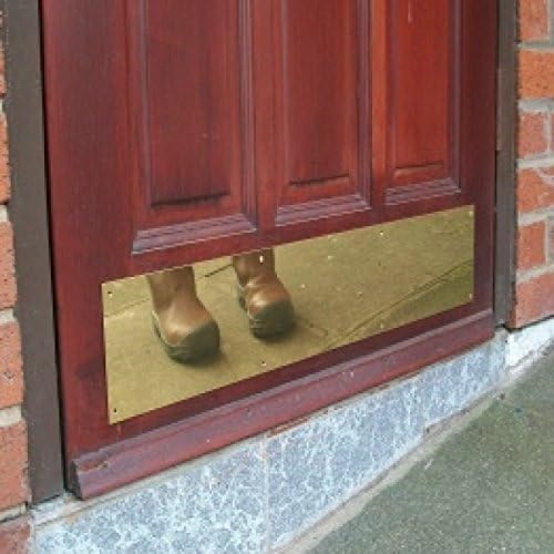 Homeofchrome Polish Brass Door Kick Plates - 17 Sizes Availabale (800mm x 150mm)