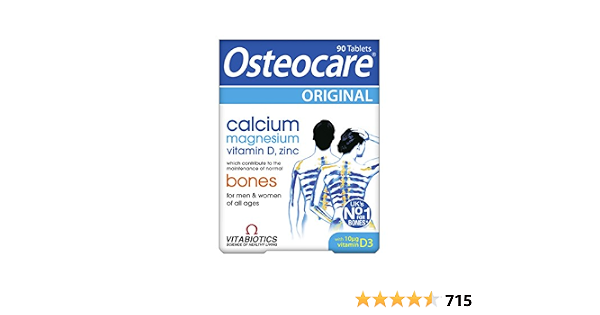 Amazon Com Vitabiotics Osteocare 90 Tablets Health Household