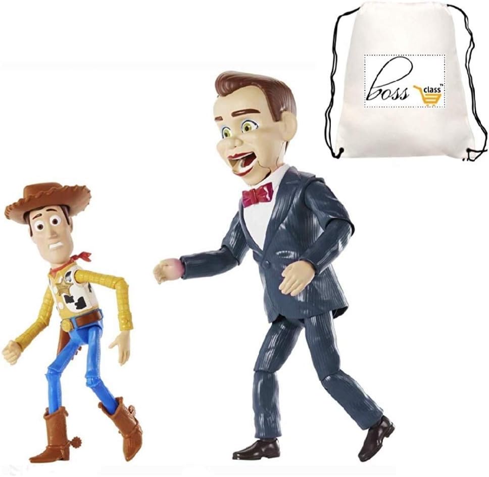 POG Kids Children Boys Girls Toddlers Exclusive Pixar Toy Story 4 (Bonus Exclusive LAPOLOSY Pen) Benson and Woody Figure 2-Pack