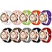 ZSZCXD Compatible for Samsung Galaxy Watch 42mm, 20mm Width Silicone Replacement Strap Wristband WatchBand for Samsung Galaxy (42mm) SM-R810/SM-R815 (A - 10Pcs, 20mm Width)