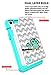 LG X Power Case, Style4U Cute Owl Studded Rhinestone Crystal Bling Hybrid Armor Case Cover for LG X Power with 1 Style4U Stylus [White / Teal]
