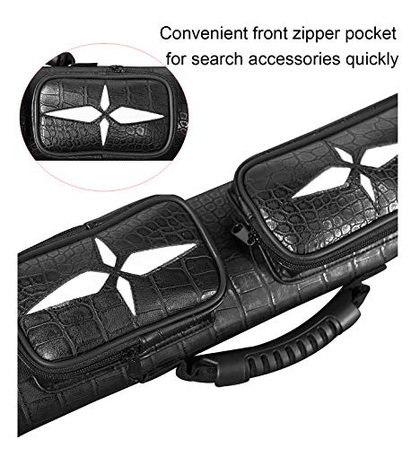 2X2 Billiards Pool Cue Tube Carrying Case