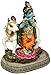 Beautiful Lord Krishna Playing Flute with Cow Indian God Idol 5