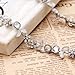 Onwon New Fashion Silver Rhinestone Crystal Flower Hair Band Elastic Headband For Women/Lady/Girl