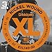 D'Addario Electric Guitar Strings, XL Nickel, EXL140-3D, Light Top/Heavy Bottom Gauge 10-52, 6-String Set, Pack of 3