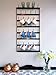 Barwild Mug Rack Wall Mounted Coffee Cup Holder, 8 Rows 36 Peg Home Kitchen and Breakroom Organizer (37” x 19.5”)