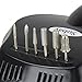 30000rpm Pro Electric Nail Drill Machine Pedicure Manicure Kits File Drill Bits Sanding Band with Cleaning Cleaner Metal+Plastic Brushes Accessory Nail Salon Nail Art Tools (Black)