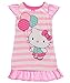Hello Kitty Toddler Girls' Striped Dorm, Pink, 2T