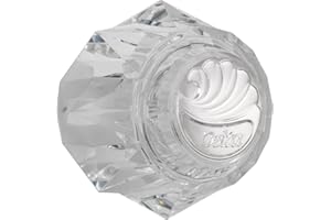 Delta Faucet RP17451 Single Clear Knob Handle Kit with Button and Set Screw for Tub/Shower Chrome, 2-1/2" H x 2-1/8" W