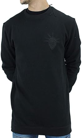 mens designer black sweatshirt