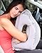 Coililly Inflatable International Travel Pillow w/ Smartphone Viewing | Portable Upright Sleeping Design | Ergonomic Head | Neck Support | Airplanes, Lounging, Vehicles