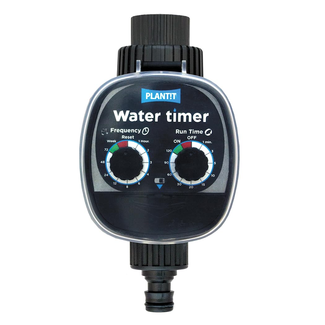 PLANT!T Water Timer, One Size, Black
