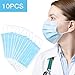GTWCK 10PCS Disposable Face Masks, 3-Ply Earloop Mouth Mask for Pollen, Smoke, Dust and Personal Health, Respirator Masks Thicker Breathable and Comfortable Safety Face Masks for Home Office Use