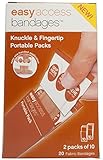 Easy Care Easy Access Bandages, Knuckle and Fingertip Fabric, 20 Count