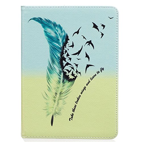 Case Cover For Amazon Kindle 2016 Folding Stand Painted Colorful Leather 6.0 Inch (C)