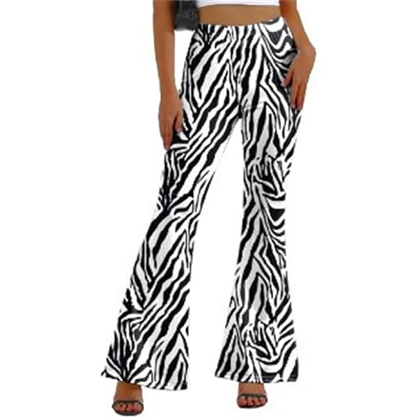 VOSERY Damen Schwarz Und Weiß Zebra Print High Wai Produktbild-Vorschau 7