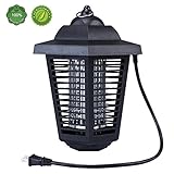 TBNEVG Powerful Electric Bug Zapper With UV Light Trap,Indoor Outdoor Mosquito Fly Insect Catcher Killer,Pest Control Protects Up to 2.0 Acre For Residential, Commercial and Industrial Use