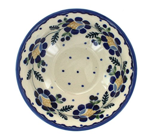 Blue Rose Polish Pottery Blue Violet Measuring Cup Set