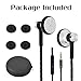 in-Ear Earbuds Earphones, Acode Wired Metal Headphones Noise Isolating Stereo Bass Headset with Built-in Mic and Volume Control for 3.5mm Interface Devices (Black)